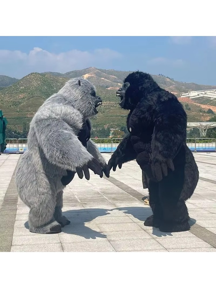 Anime Cosplay Real Life - Real Life Inflatable Gorilla Costume Full
