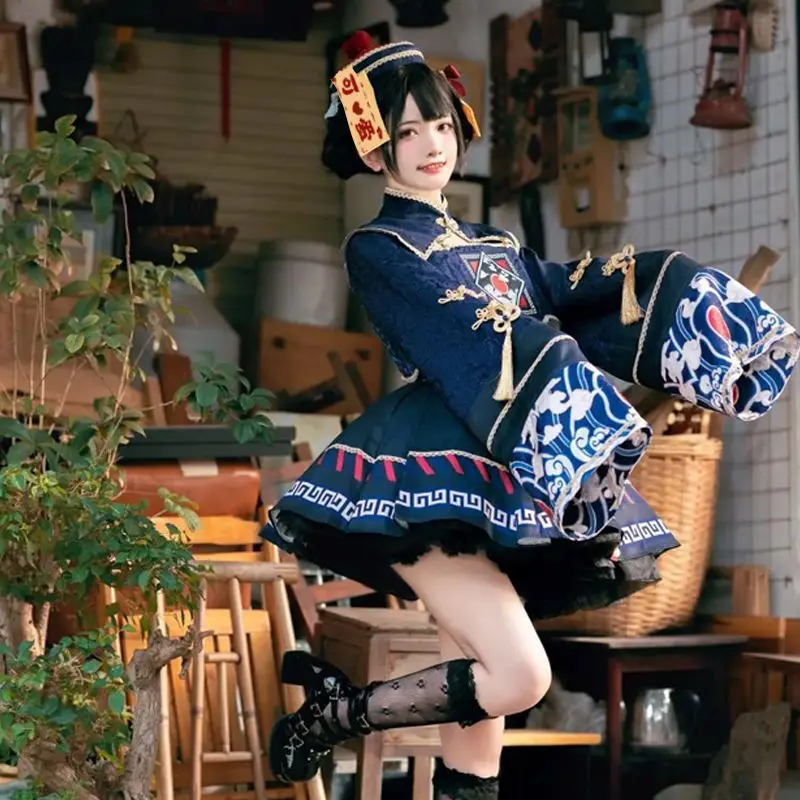 Anime Cosplay Dress For Women - Lolita Chinese Style Sweet Dress Cute