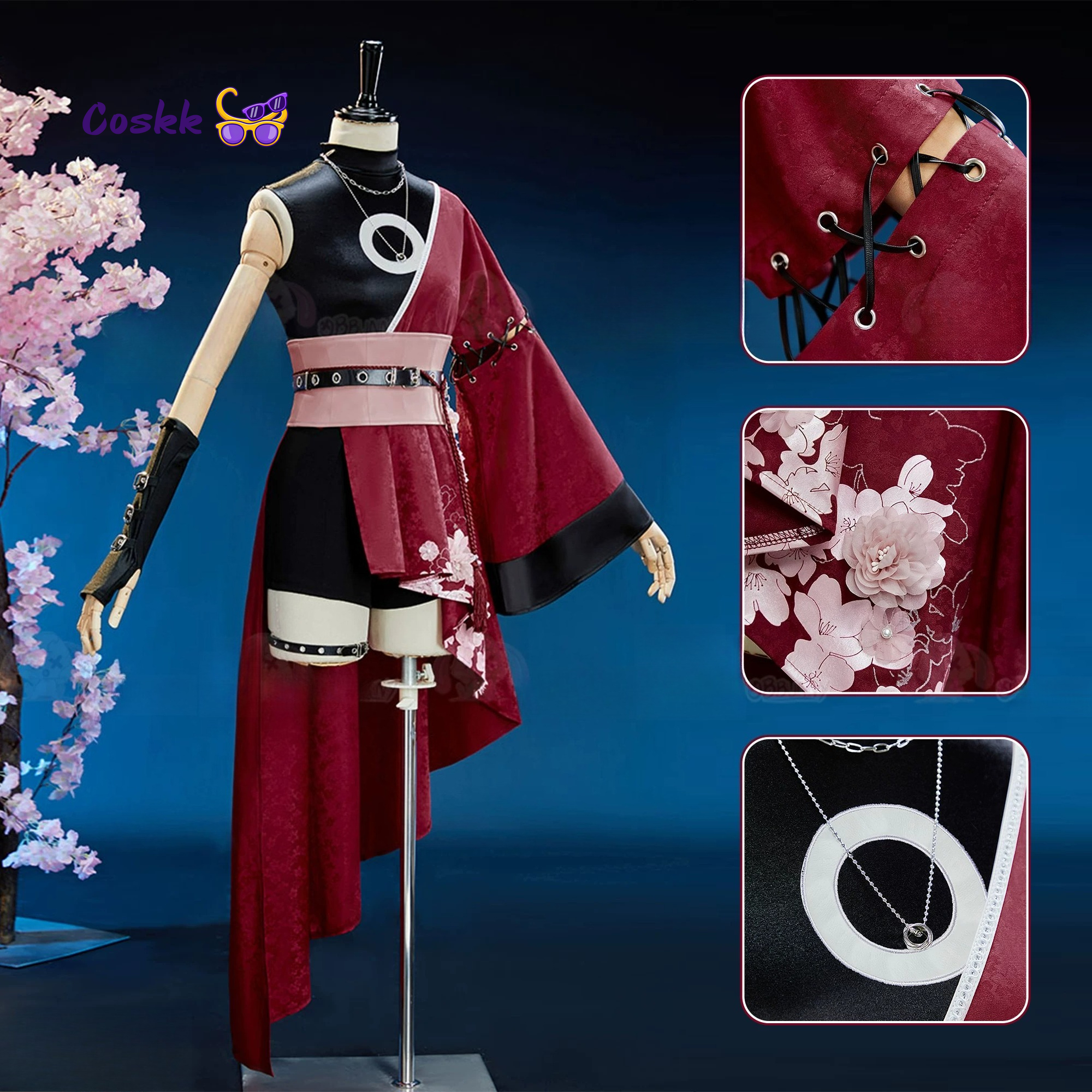 Anime Cosplay Dress For Women - Newly Haruno Cos Sakura Cosplay costume