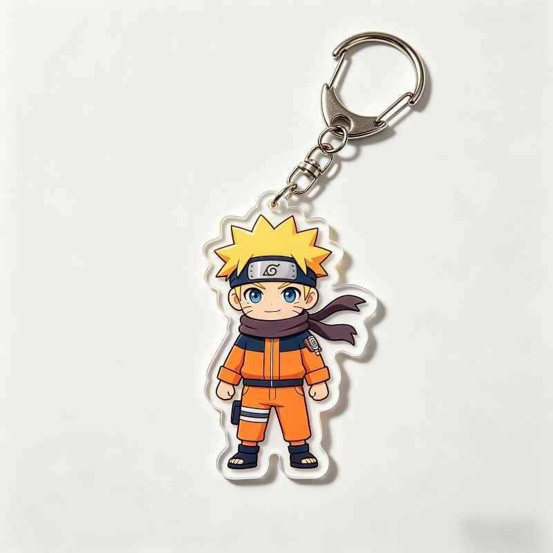 Anime Cosplay Ai - Cute Cartoon Ninja Acrylic Keychain Kawaii