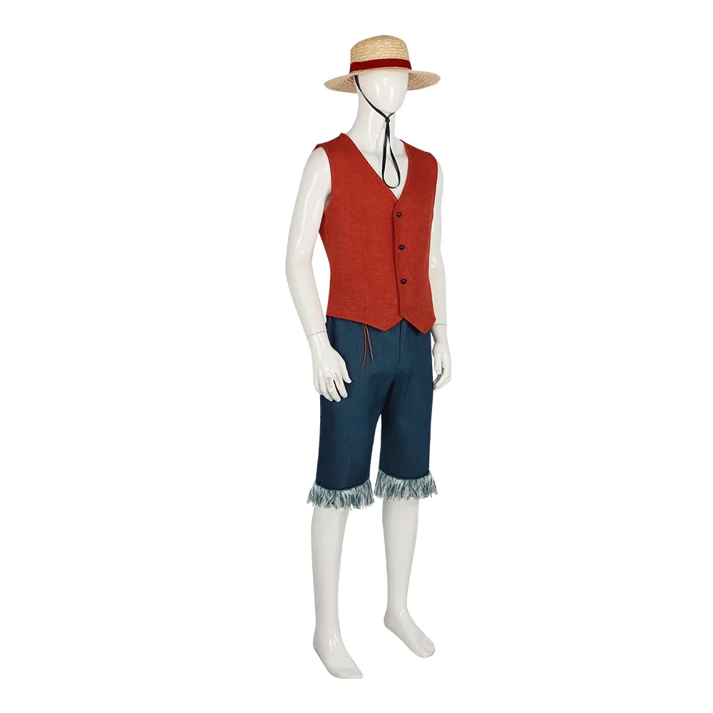 Anime Cosplay Real Life - Real-life Version Of Luffy Cosplay Costume