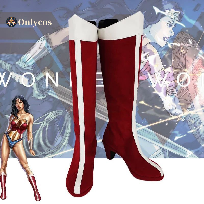 Cosplay Anime Women - Wonder Cosplay Woman Shoes Halloween Party
