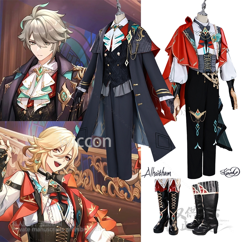 Cosplay Anime Women - Alhaitham Kaveh KFC Cosplay Costume Anime