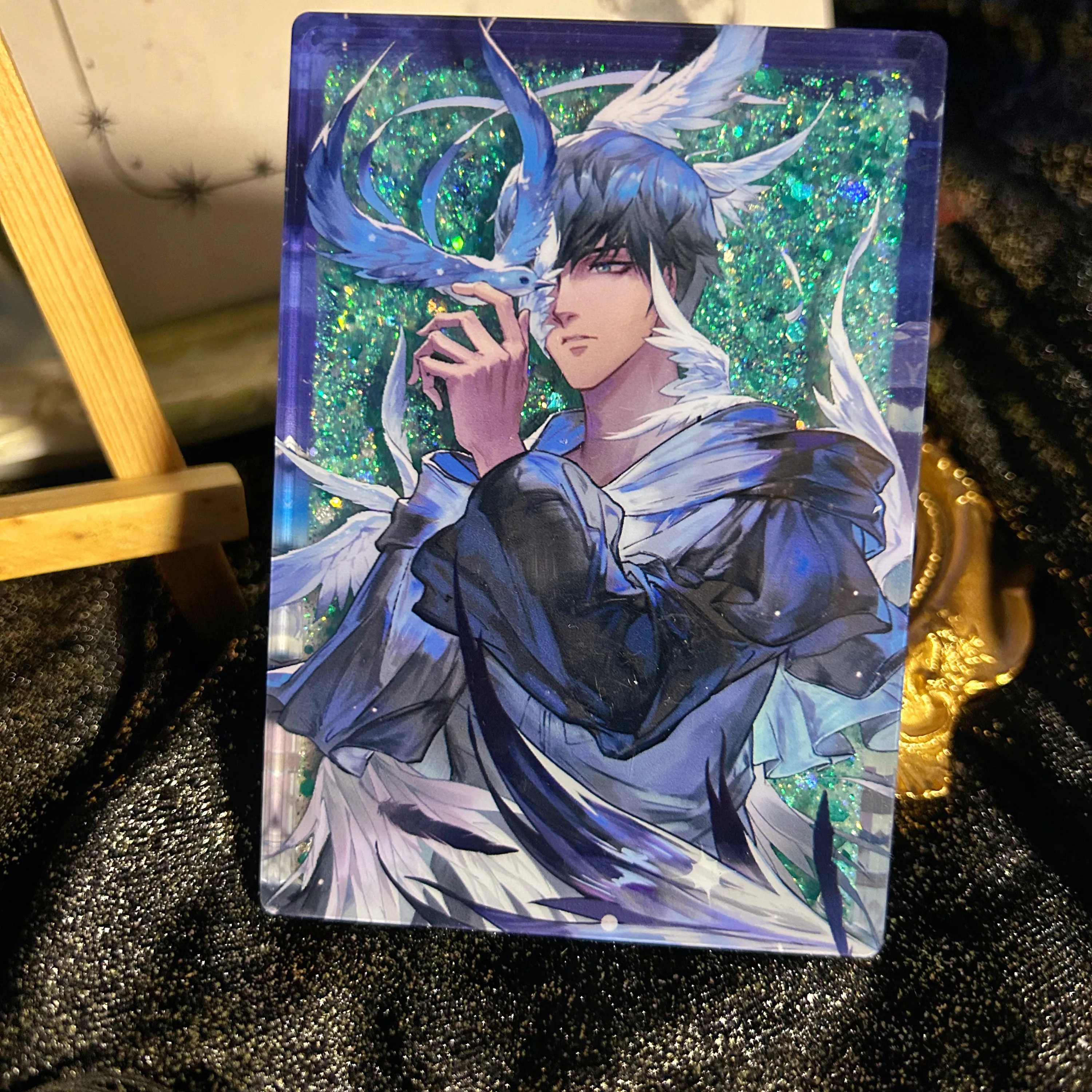 Zenos Anime Cosplay - Hythlodaeus Zenos Emet-Selch Cartoon Acrylic Brick