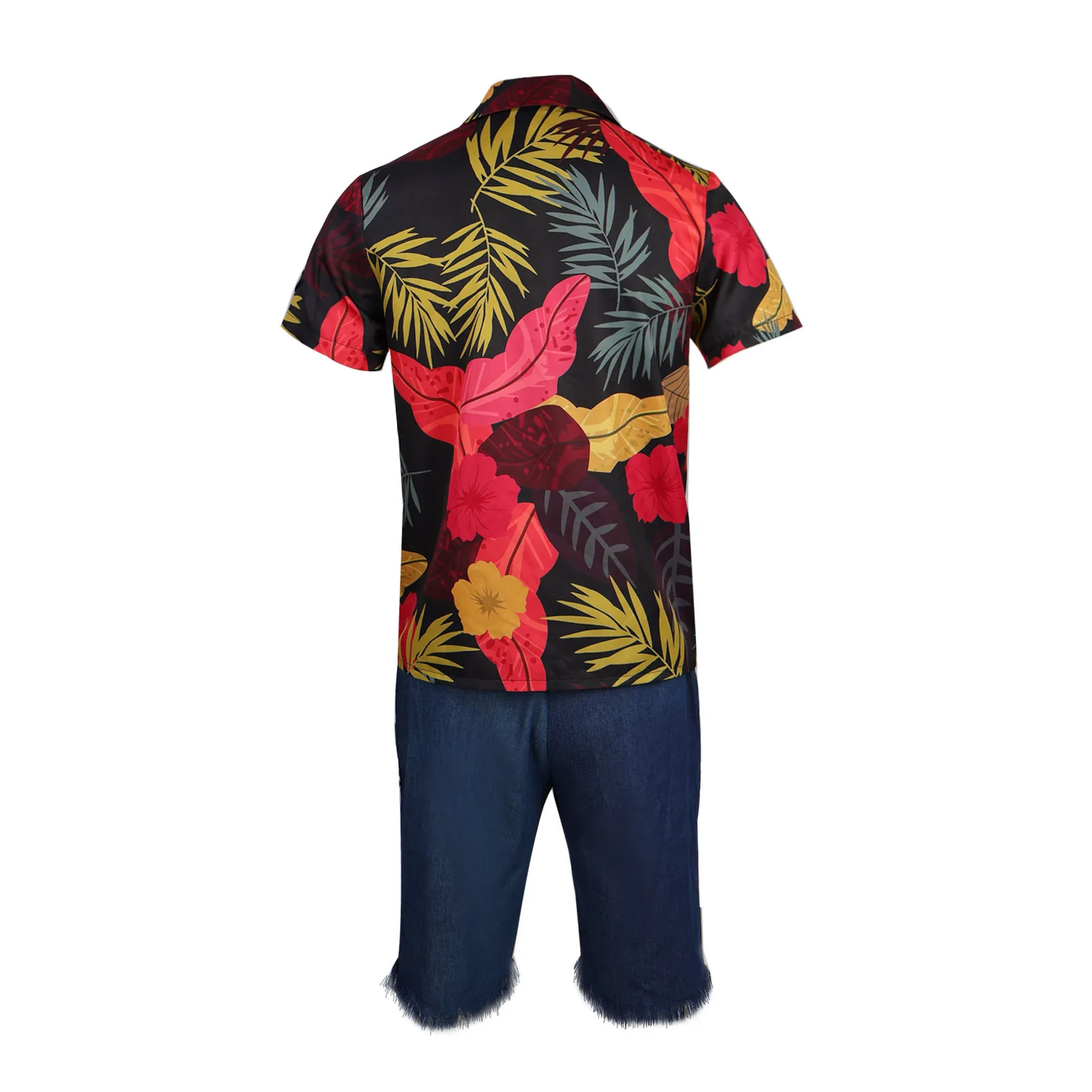 Anime Luffy's Floral Shirt Cos - Anime Cosplay Real Life incelemesi ve fiyatı