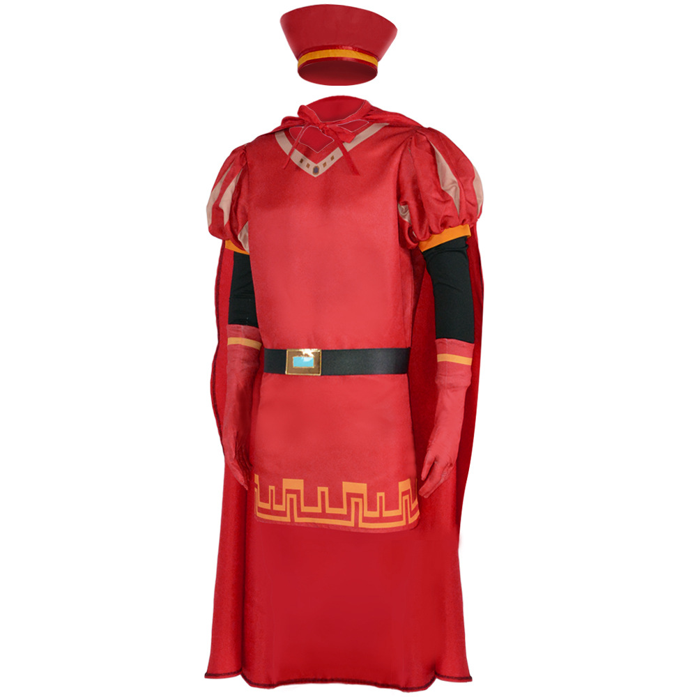 Lord Farquaad Cosplay Costume  - Anime Cosplay With Red Hair incelemesi ve fiyatı