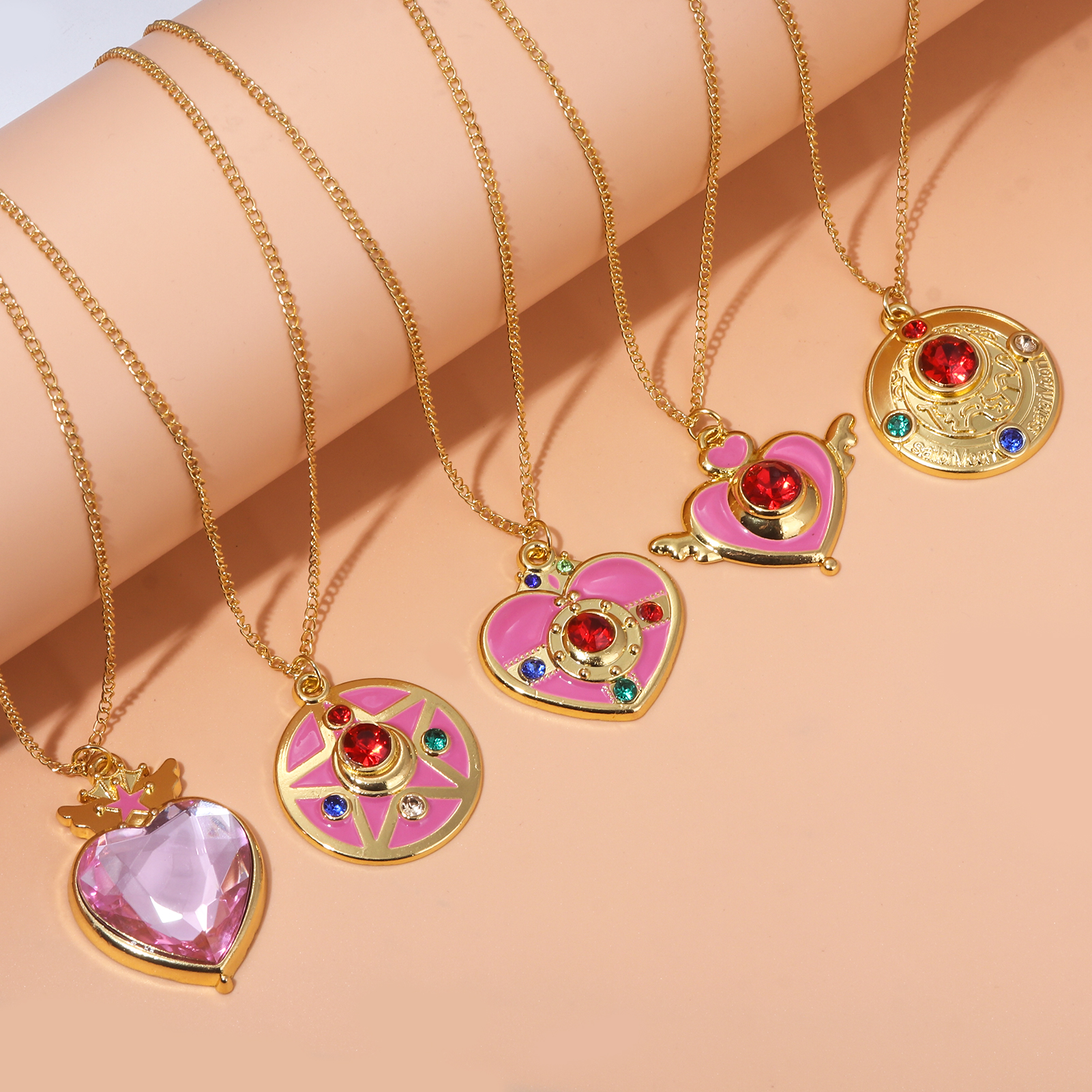 Anime Cute Pink Girl Necklace  - Anime About Cosplay Girl incelemesi ve fiyatı