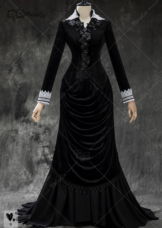 MEOWCOS Women's Gothic Black V - Anime Cosplay Com incelemesi ve fiyatı