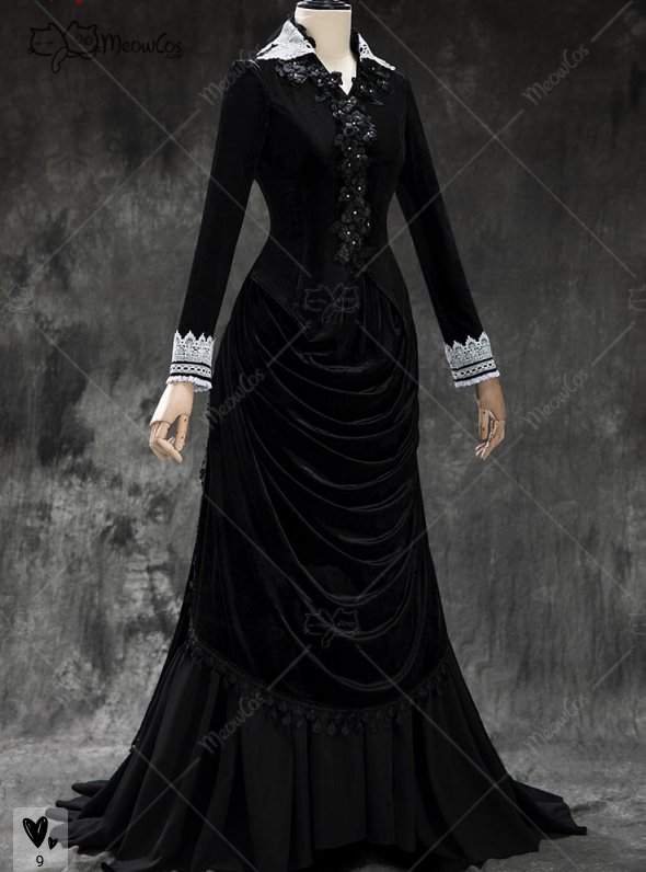 MEOWCOS Women's Gothic Black V - Anime Cosplay Com incelemesi ve fiyatı