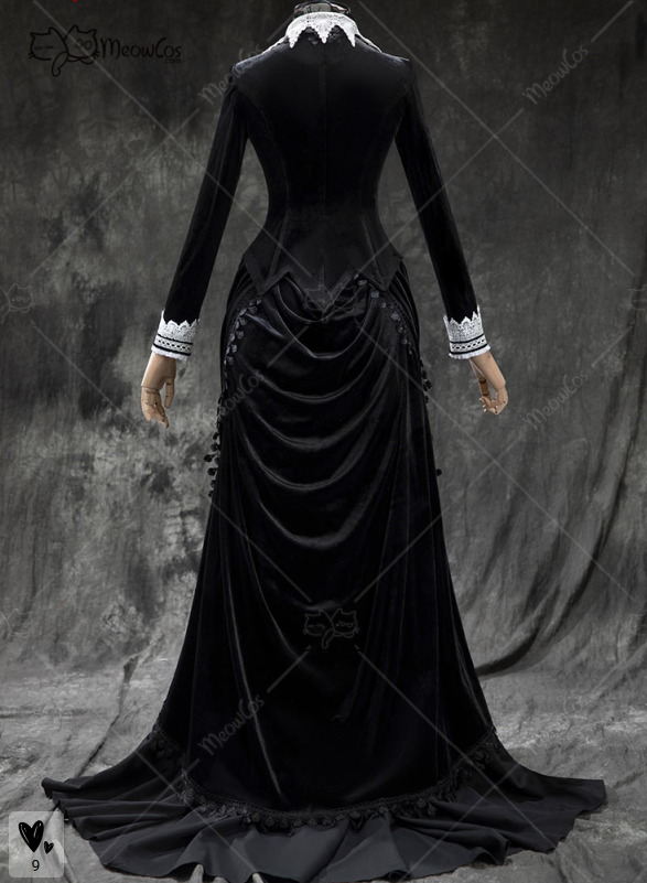 MEOWCOS Women's Gothic Black V - Anime Cosplay Com incelemesi ve fiyatı