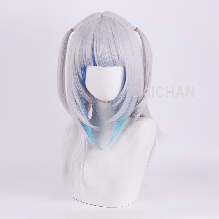 2025 Gawr Gura Cosplay Wig Whi - Anime Cosplay Event 2025 incelemesi ve fiyatı