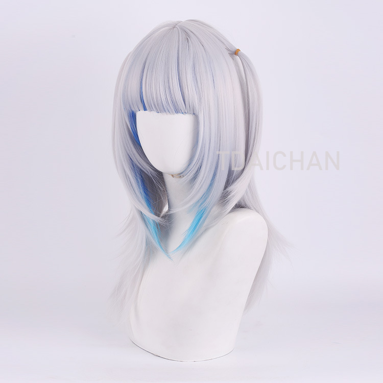 2025 Gawr Gura Cosplay Wig Whi - Anime Cosplay Event 2025 incelemesi ve fiyatı