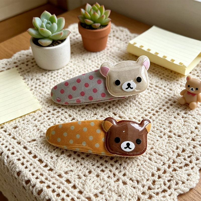 Rilakkuma Hair Clip Easy Bear  - Anime Cosplay Girl Easy incelemesi ve fiyatı