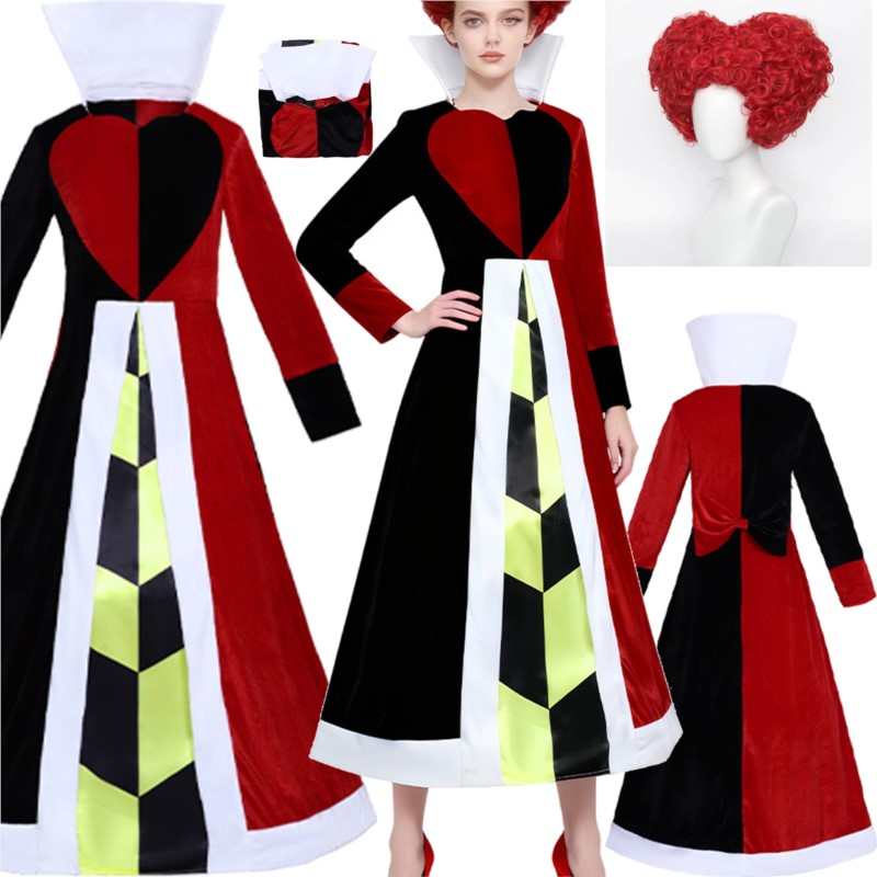 Queen Anime Red Heart Movie Co - Anime Cosplay With Red Hair incelemesi ve fiyatı