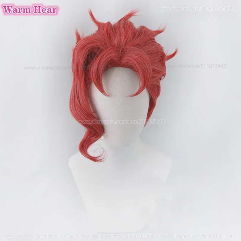 Noriaki Kakyoin Synthetic Unis - Anime Cosplay With Red Hair incelemesi ve fiyatı