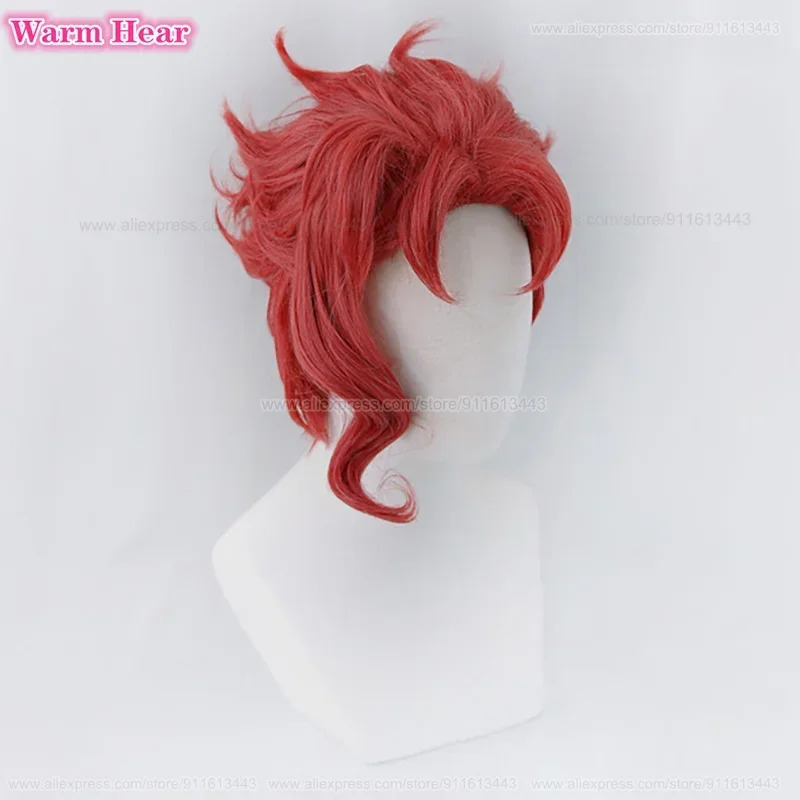 Noriaki Kakyoin Synthetic Unis - Anime Cosplay With Red Hair incelemesi ve fiyatı