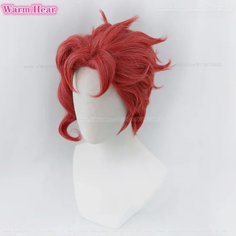 Noriaki Kakyoin Synthetic Unis - Anime Cosplay With Red Hair incelemesi ve fiyatı