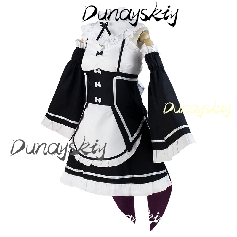 Rem Ram Cosplay Costume Anime  - Anime Cosplay Live incelemesi ve fiyatı