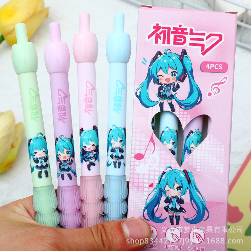 Kawaii Hatsune Miku Gel Pen Cu - Anime Cosplay Ai incelemesi ve fiyatı