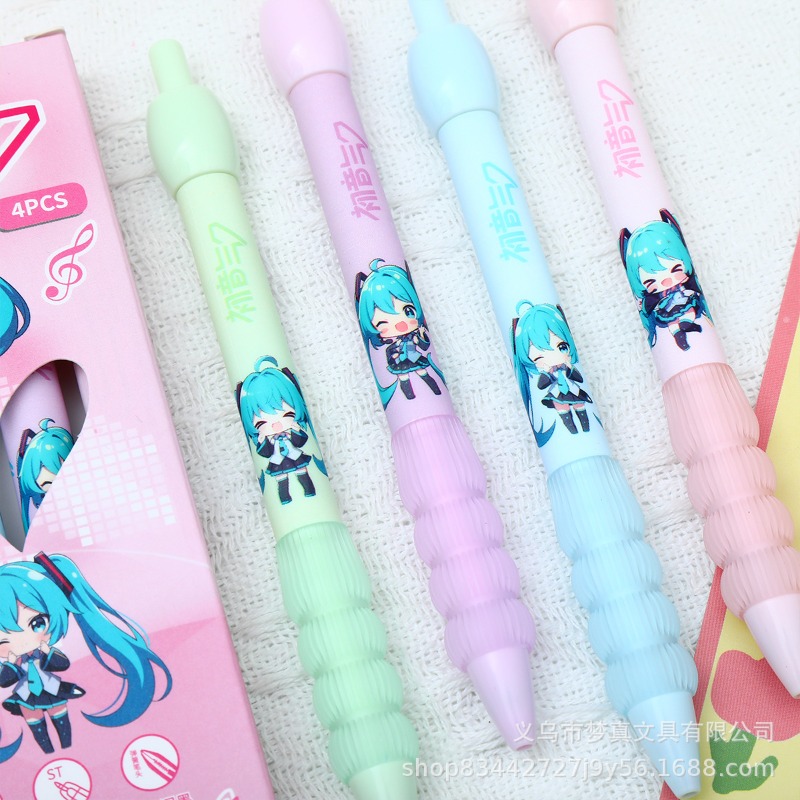 Kawaii Hatsune Miku Gel Pen Cu - Anime Cosplay Ai incelemesi ve fiyatı