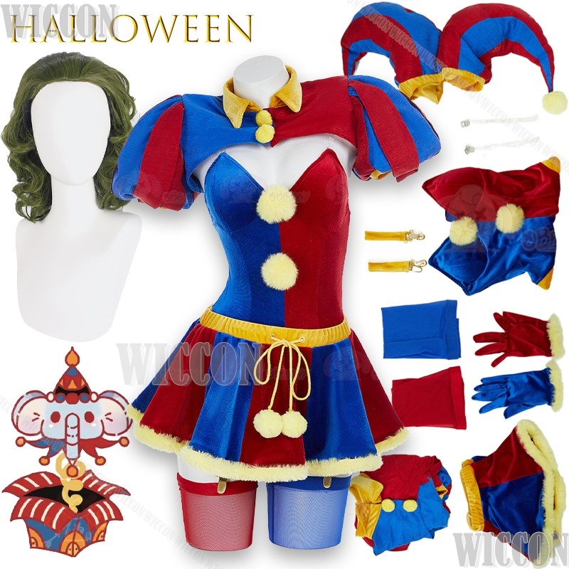 Magical Circus Joker Girl Cosp - Anime Cosplay Outfits Female incelemesi ve fiyatı