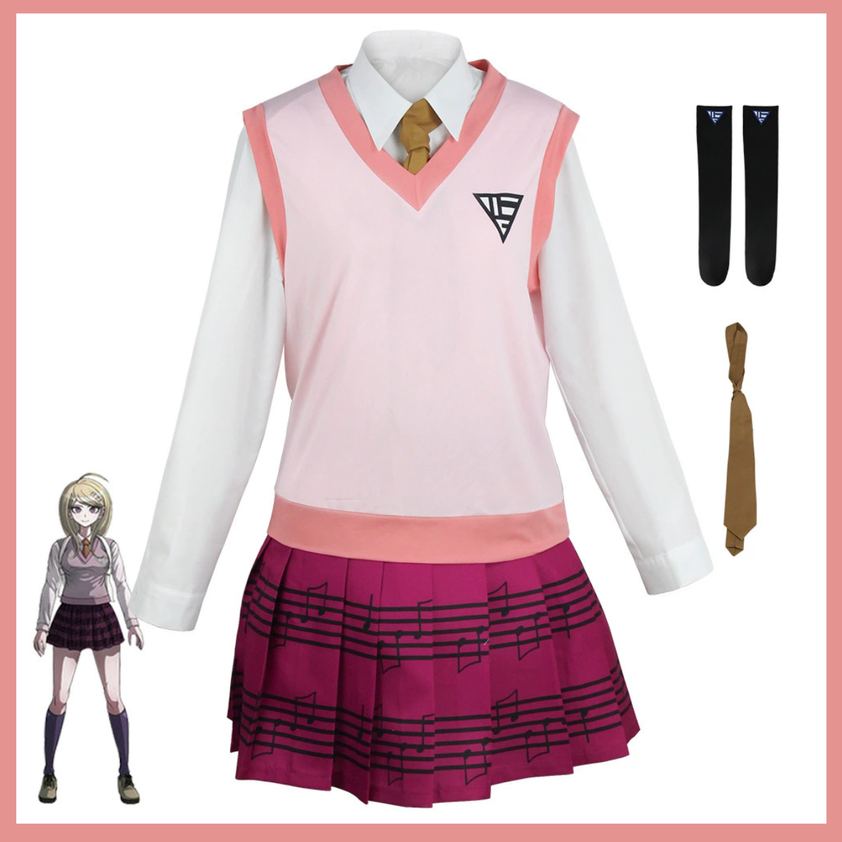 Anime Game Kaede Akamatsu Cosp - Cosplay Korean Anime incelemesi ve fiyatı