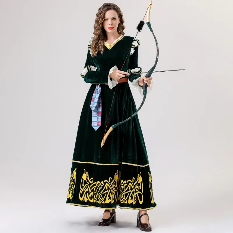 Brave Cartoon Princess Merida  - Anime Cosplay With Red Hair incelemesi ve fiyatı