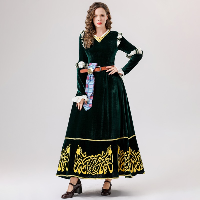 Brave Cartoon Princess Merida  - Anime Cosplay With Red Hair incelemesi ve fiyatı