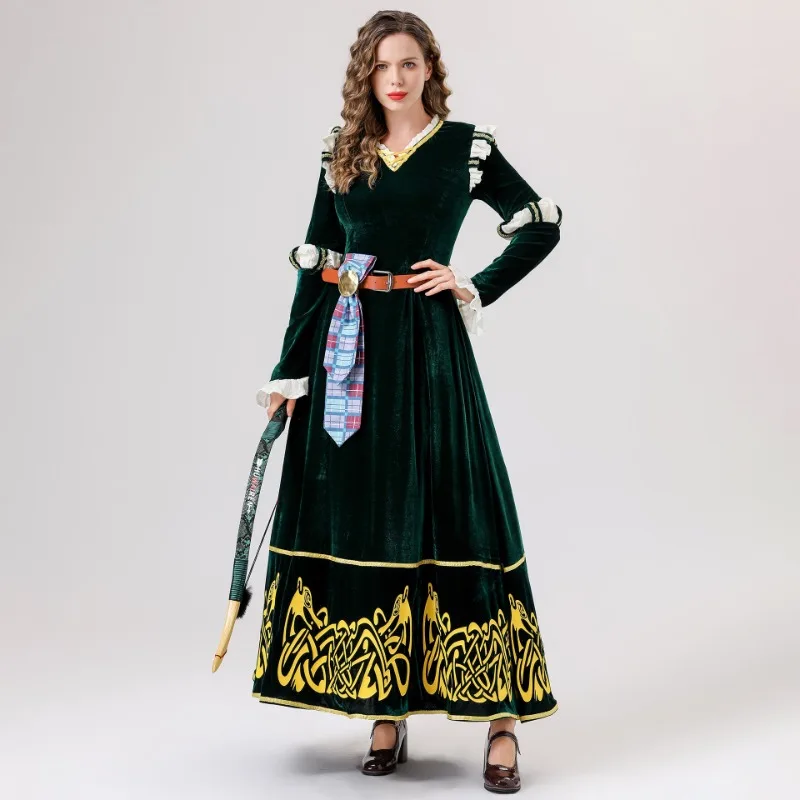 Brave Cartoon Princess Merida  - Anime Cosplay With Red Hair incelemesi ve fiyatı
