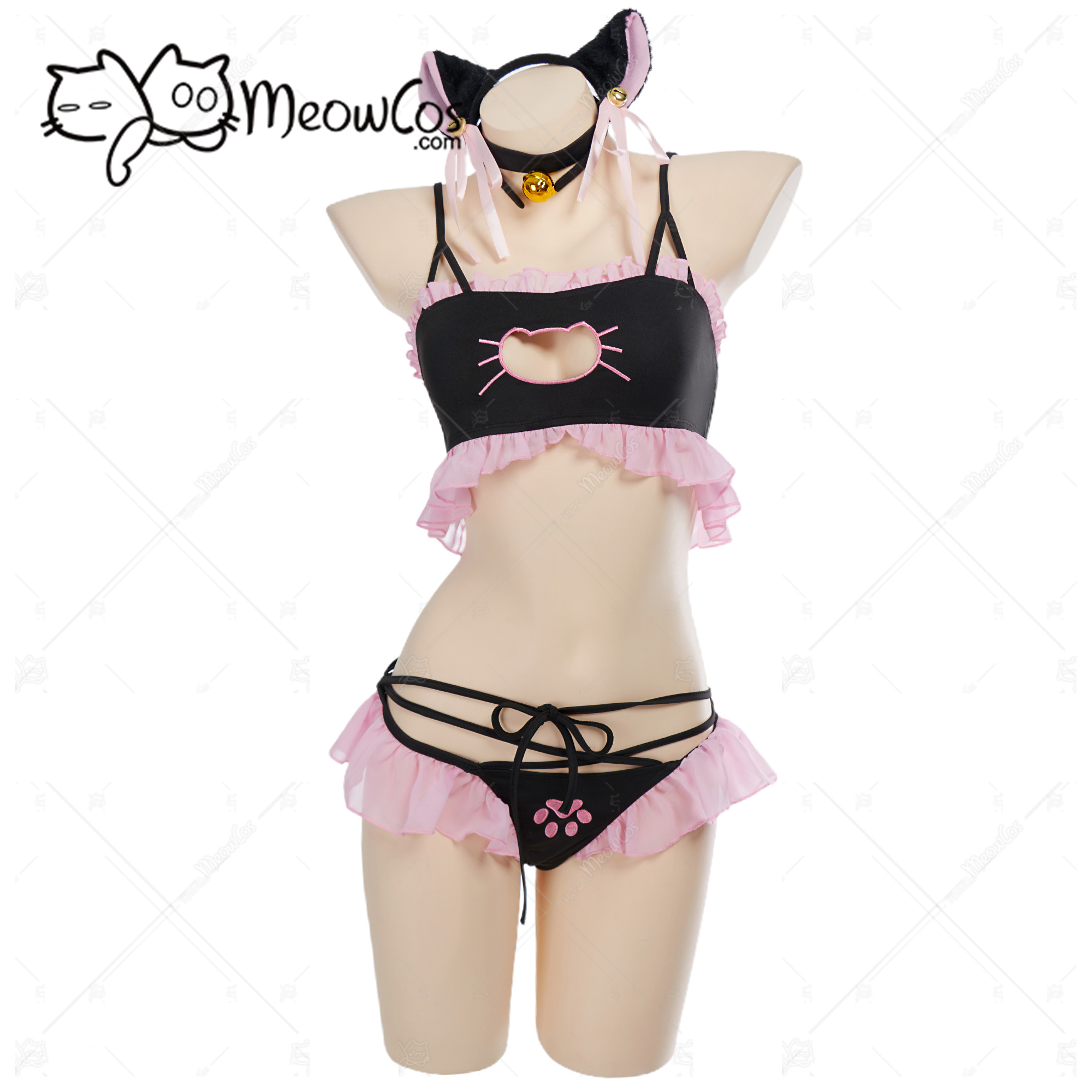 Meowcos Cat Girl Ruffled Style - Anime Cosplay Com incelemesi ve fiyatı