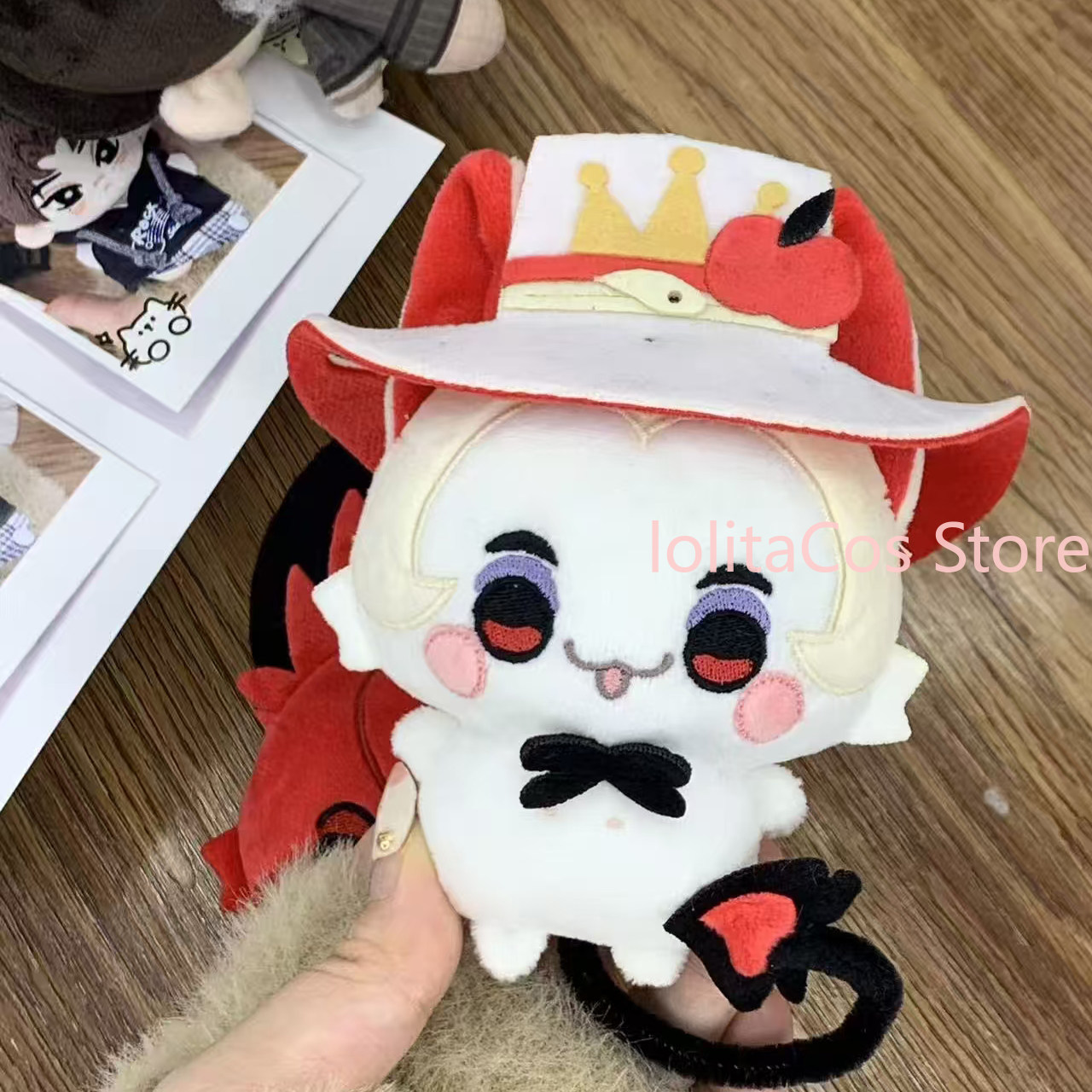 10cm New Hazbin Hotel Alastor  - Anime Cosplay Kawaii incelemesi ve fiyatı