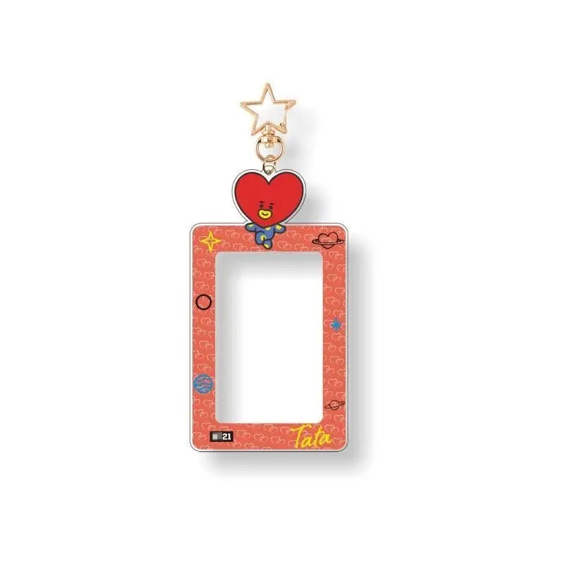 Kawaii BT21 Card Holder Keycha - Anime Cosplay Photo incelemesi ve fiyatı