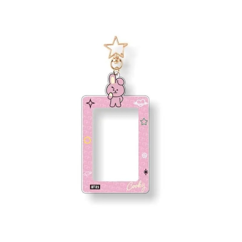 Kawaii BT21 Card Holder Keycha - Anime Cosplay Photo incelemesi ve fiyatı