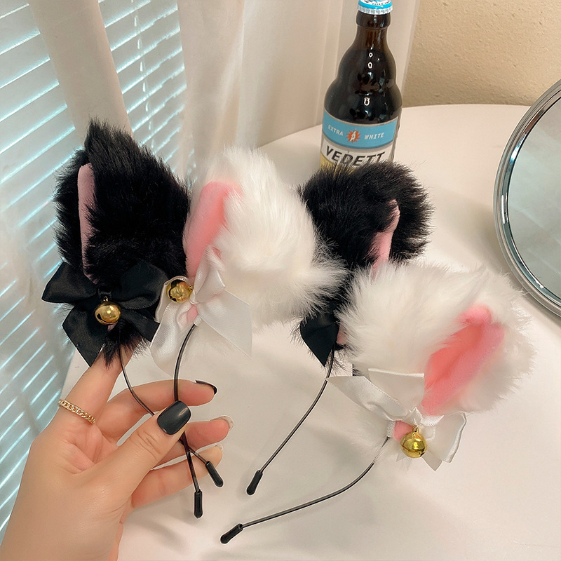 1/2PCS Plush Cat Ears Headband - Anime Cosplay Photo incelemesi ve fiyatı