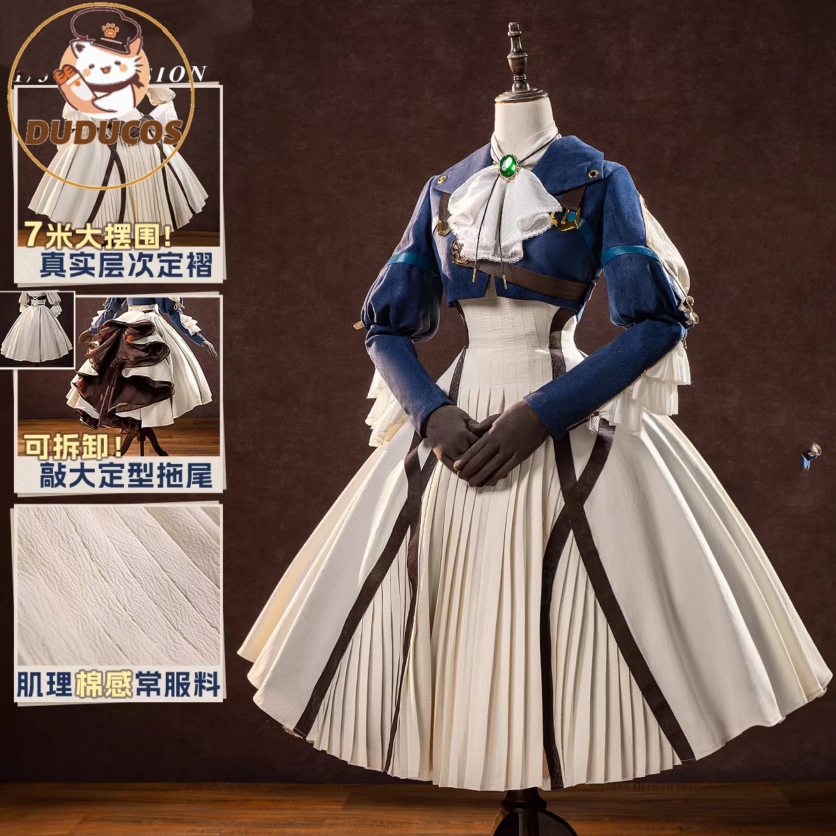 INSTOCK Violet Evergarden Cosp - Anime Cosplay Dress For Women incelemesi ve fiyatı