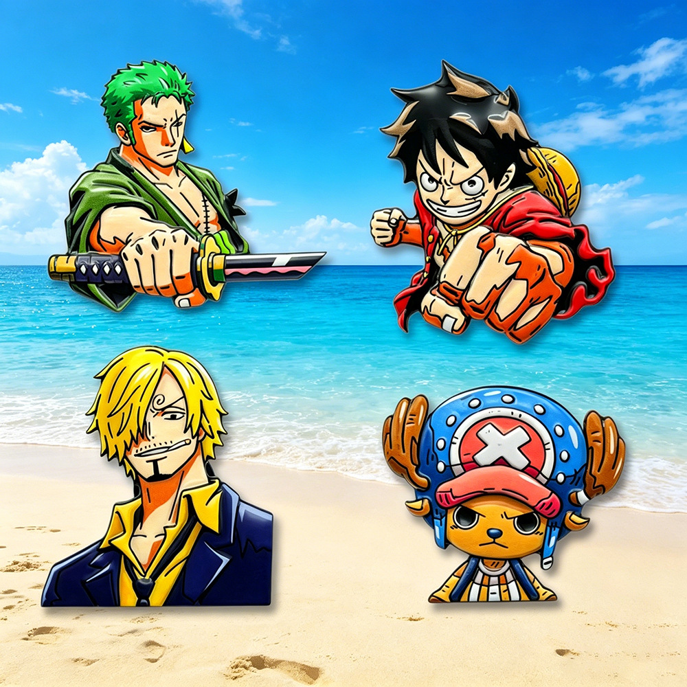 4pcs ONE PIECE Cartoon Charact - Cosplay Anime Zoro incelemesi ve fiyatı