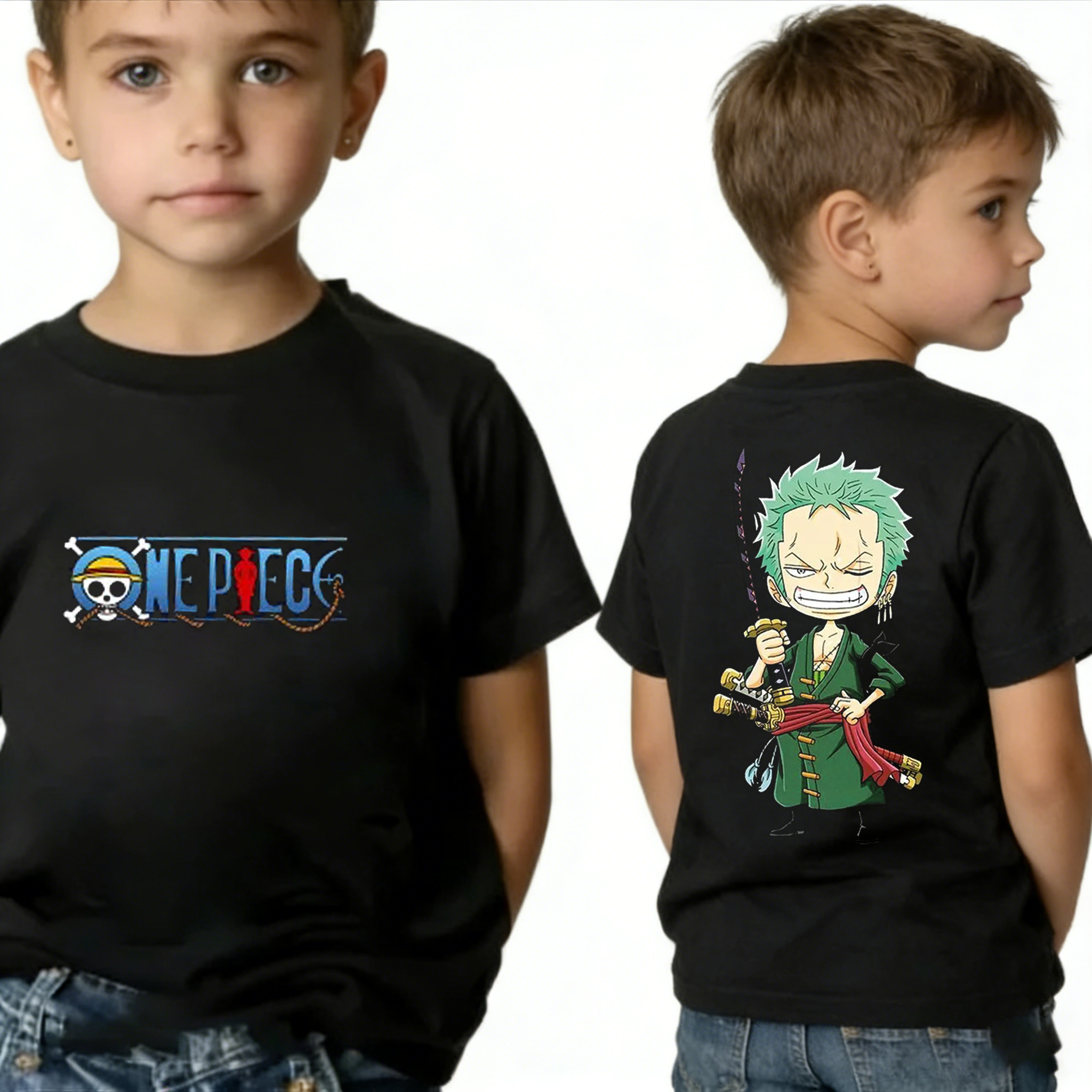 One Piece Boy's Girl's T Shirt - Cosplay Anime Zoro incelemesi ve fiyatı