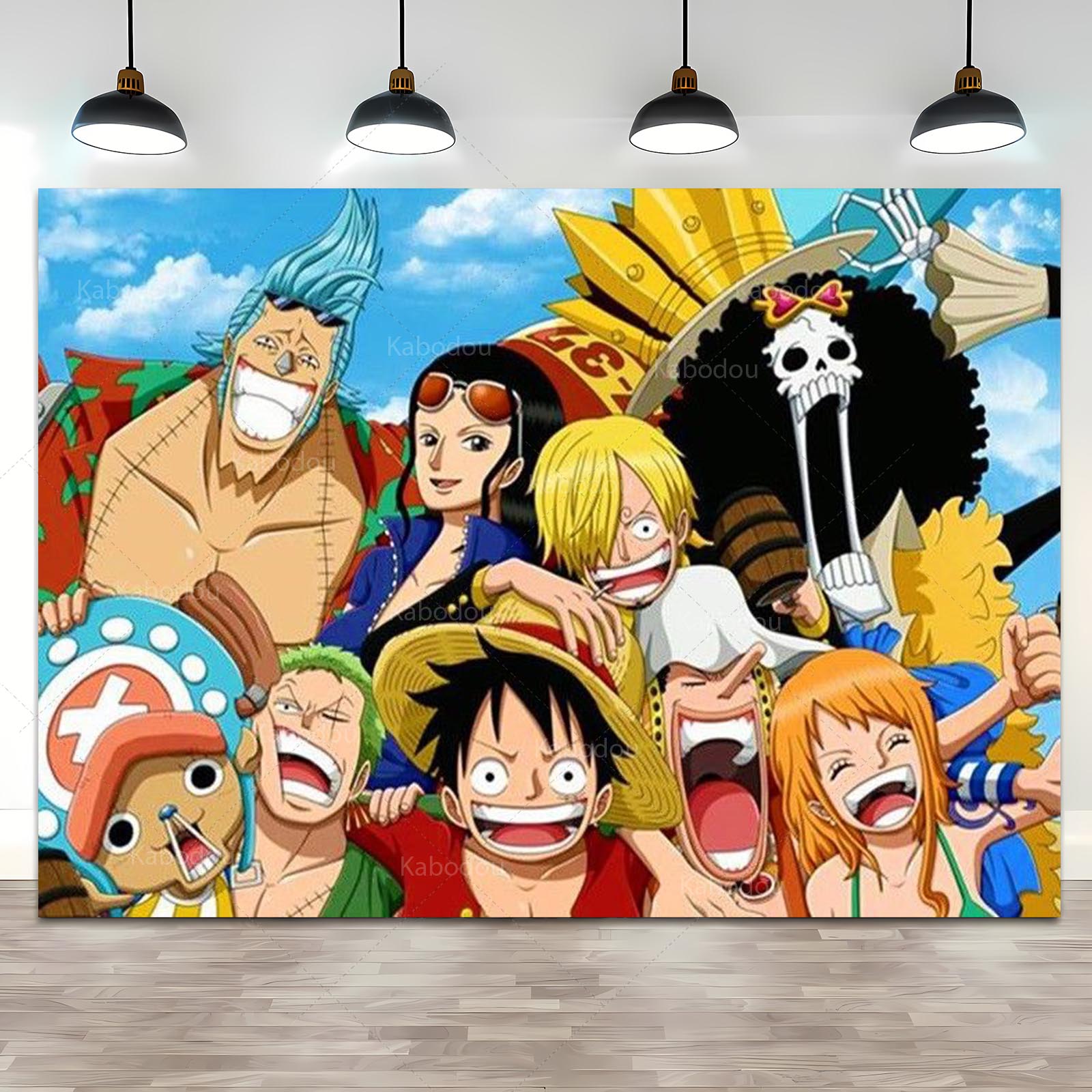Anime One Piece Luffy Backdrop - Cosplay Anime Zoro incelemesi ve fiyatı