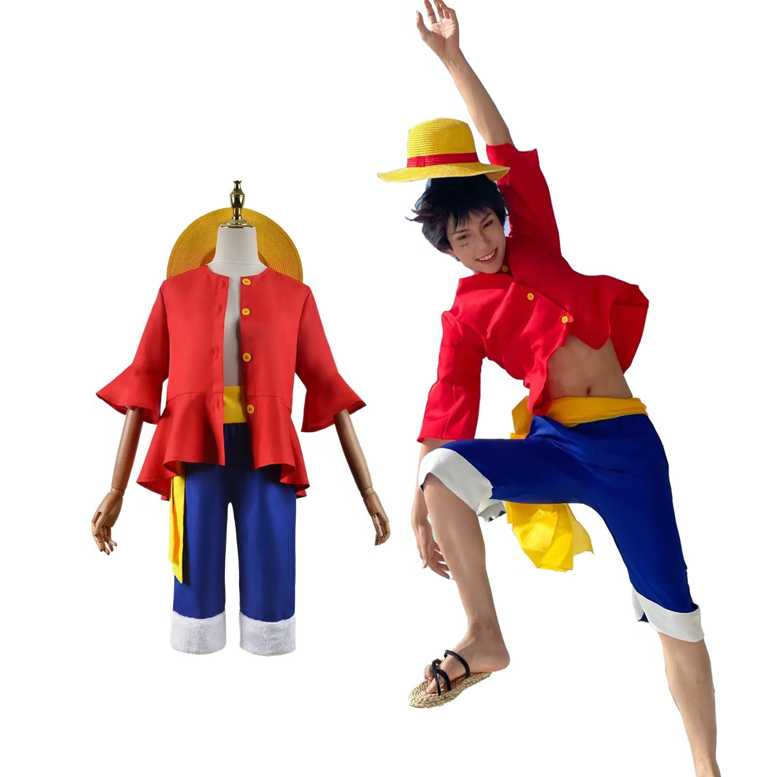 Anime Monkey D Luffy Cosplay C - Anime Cosplay Pics incelemesi ve fiyatı