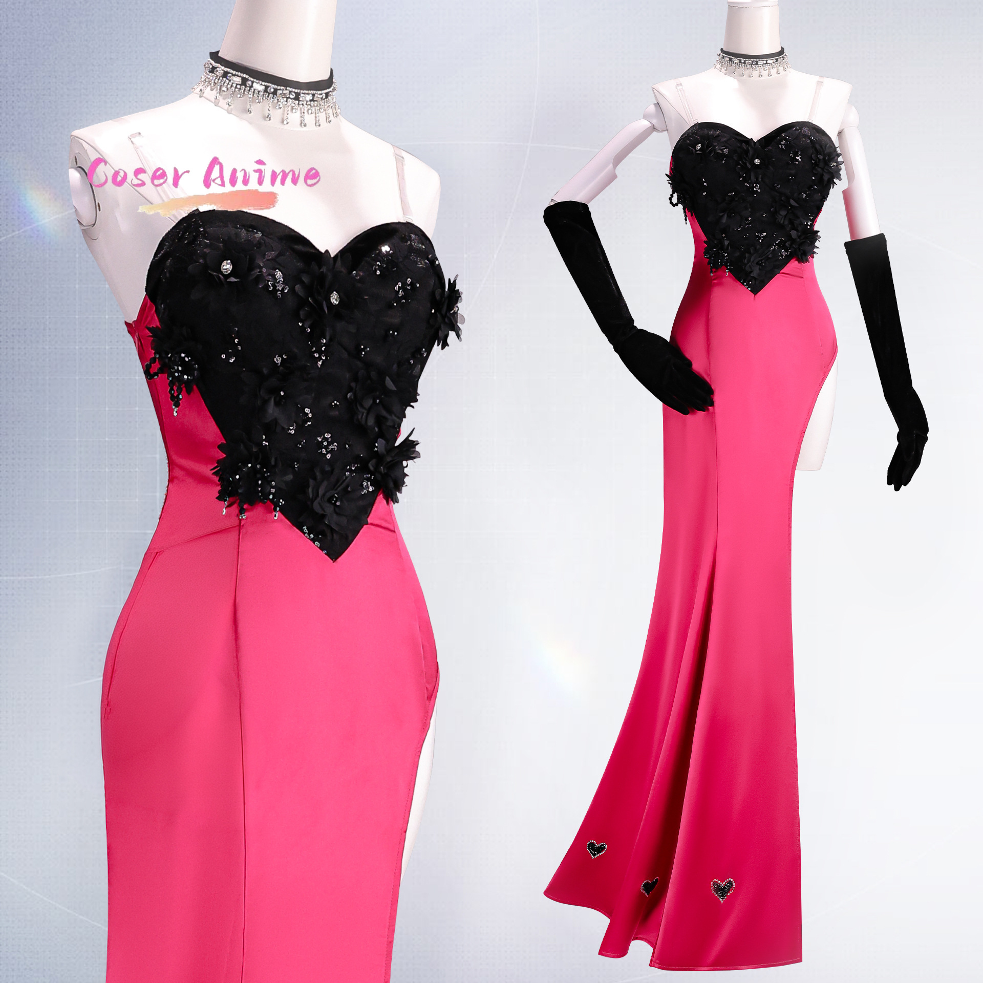 Angel Dust Cosplay Costume Uni - Anime Cosplay Party incelemesi ve fiyatı