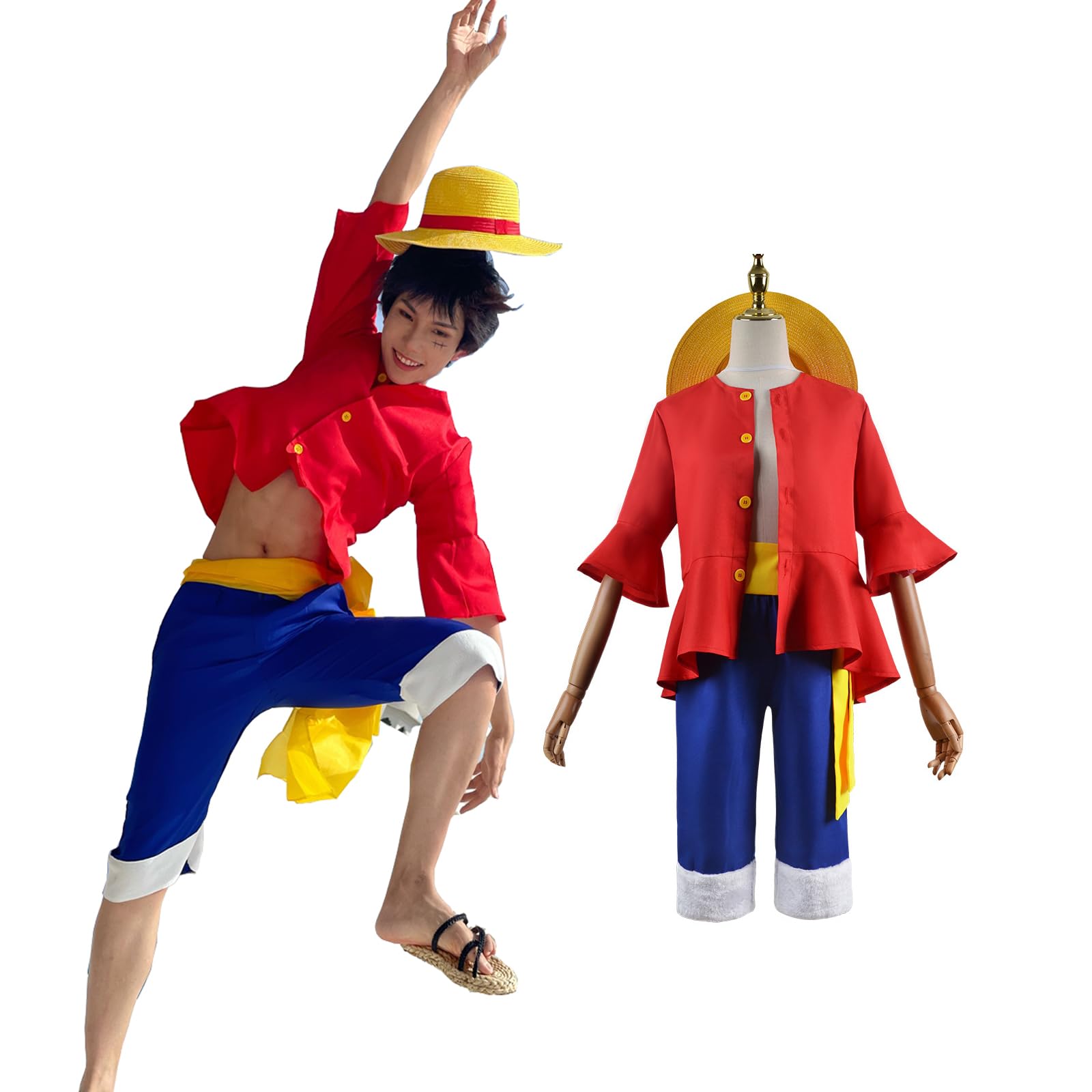 Anime Monkey D Luffy Cosplay C - Anime Cosplay Pics incelemesi ve fiyatı