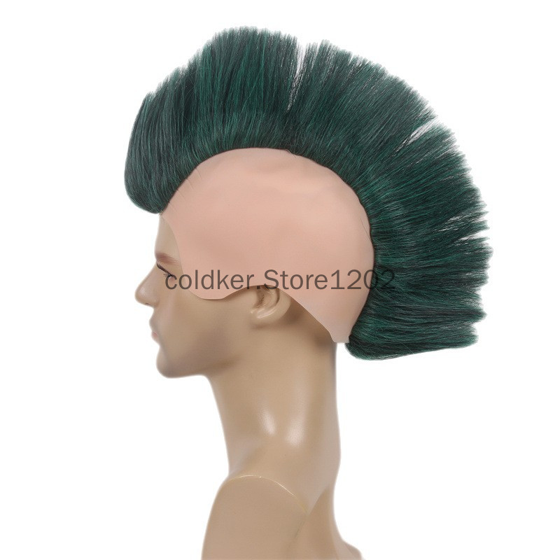Men's Punk Mohawk Spiky Wig Re - Anime Cosplay With Red Hair incelemesi ve fiyatı