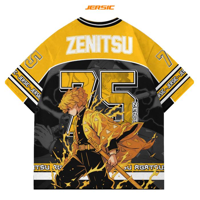 75 Jersey Demon Slayer Zenitsu - Cosplay Korean Anime incelemesi ve fiyatı