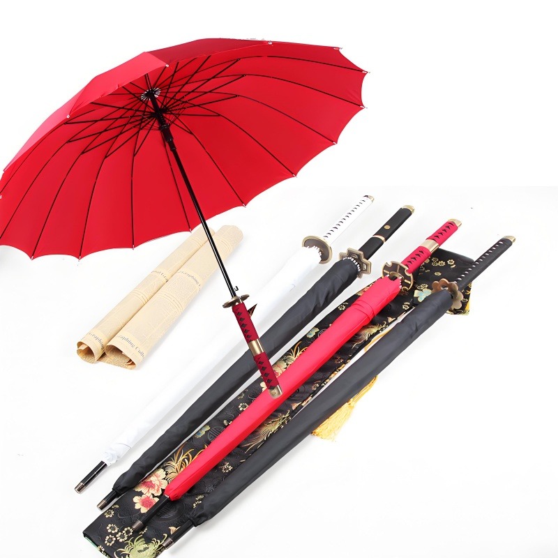 Roronoa Zoro Katana Umbrella C - Anime Cosplay Real Life incelemesi ve fiyatı