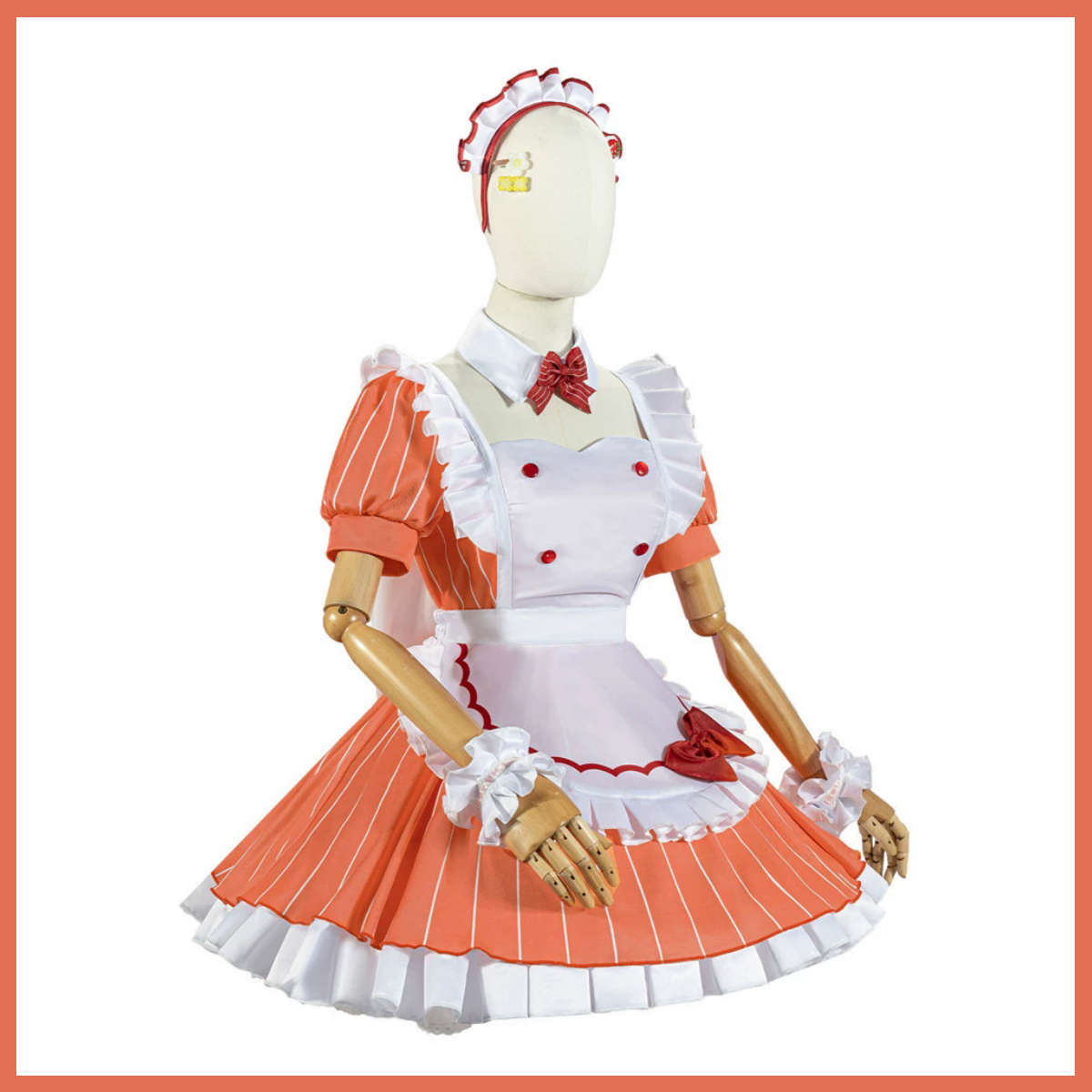 Maid Dress Lolita Skirt Wig Wo - Anime Cosplay Kawaii incelemesi ve fiyatı