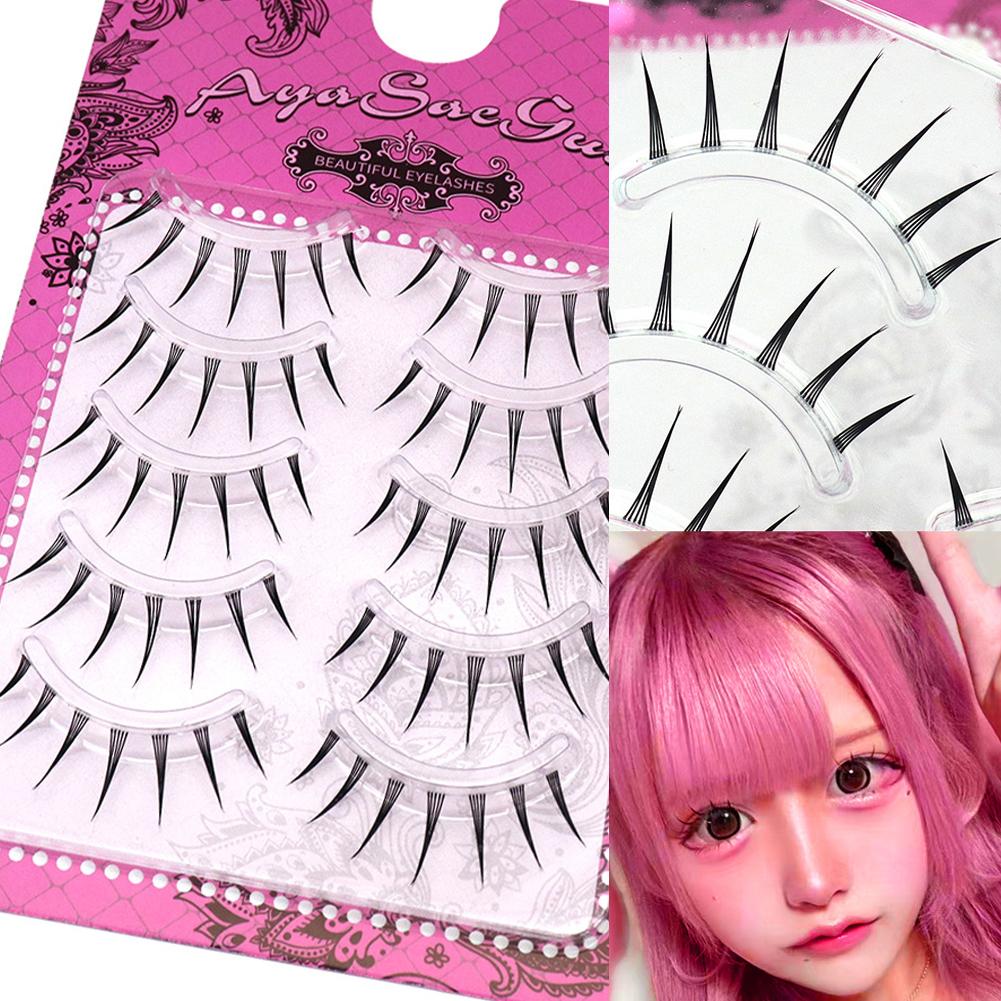 1/2Stes Hot Manga Lashes Natur - Cosplay Korean Anime incelemesi ve fiyatı
