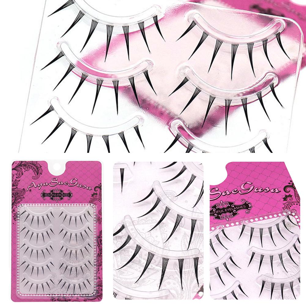 1/2Stes Hot Manga Lashes Natur - Cosplay Korean Anime incelemesi ve fiyatı
