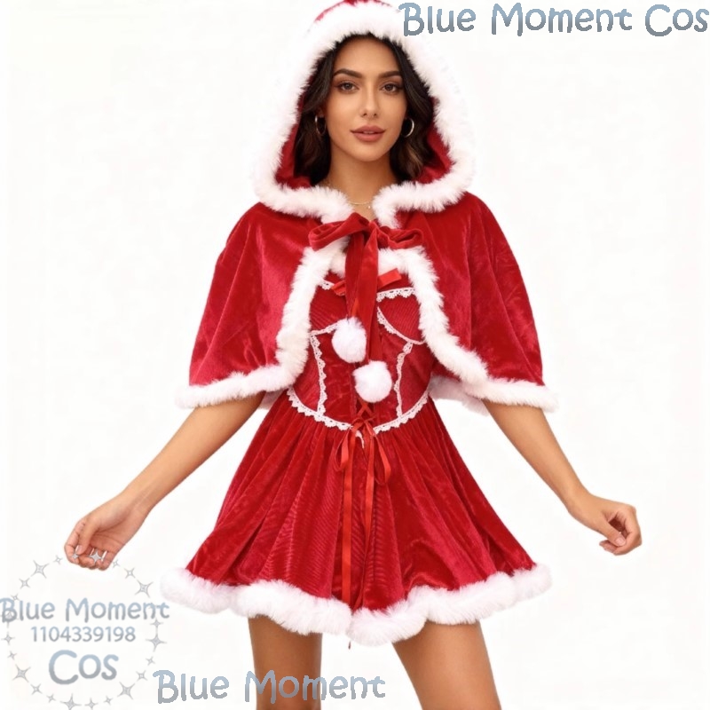 2025 Christmas Red Dress White - Anime Cosplay Event 2025 incelemesi ve fiyatı