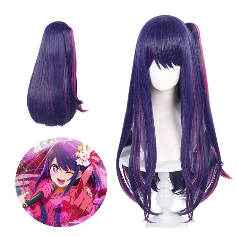 Oshi No Ko Hoshino Ai Purple W - Anime Cosplay Ai incelemesi ve fiyatı