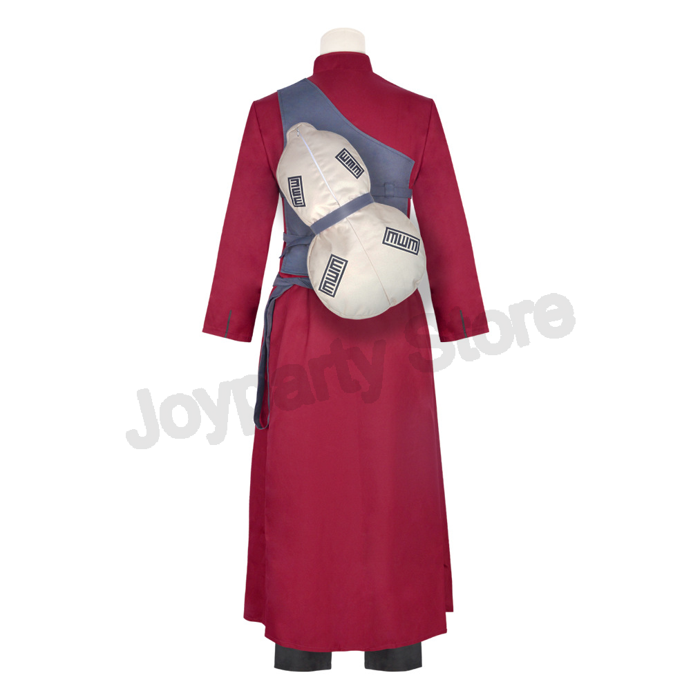 Gaara Cosplay Costume Sand Fiv - Anime Cosplay With Red Hair incelemesi ve fiyatı